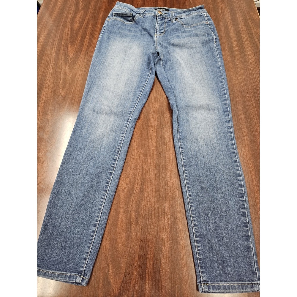 Royalty for Me Womens Jeans Size 10 Blue Stretch Denim Mid Rise Bootcut